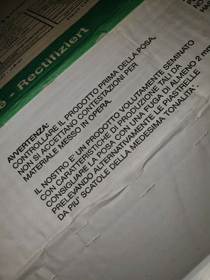 garanzia e contestazione piastrelle garanzia e contestazione piastrelle